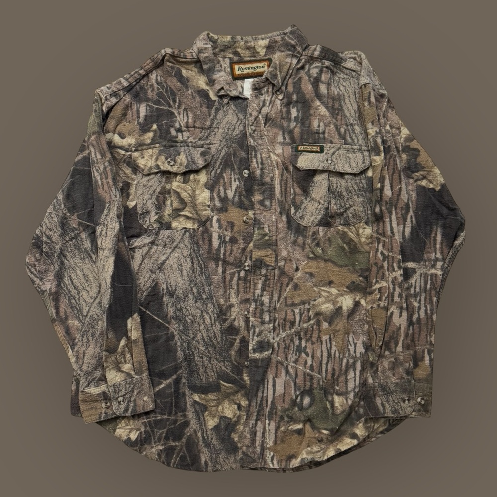 Vintage Remington Camo Hunting Long Sleeve